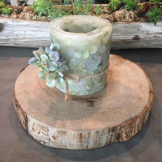 アジサイのボタニカルキャンドル