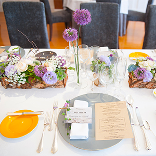 テーブル装飾画像