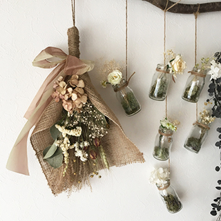 ドライフラワースワッグ２